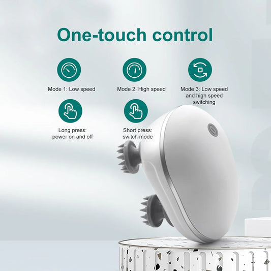 Advanced Electric Scalp Massager with Multiple Modes – For Hair Growth & Relaxation