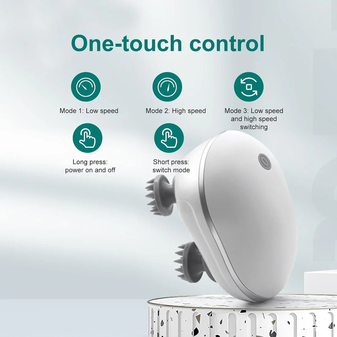 Advanced Electric Scalp Massager with Multiple Modes – For Hair Growth & Relaxation