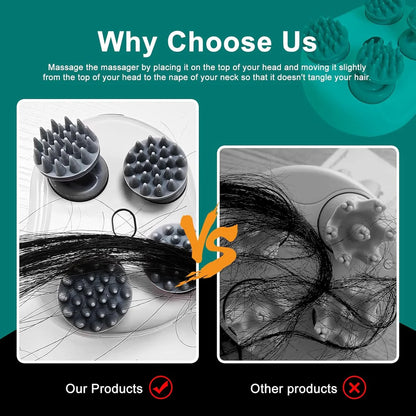 Advanced Electric Scalp Massager with Multiple Modes – For Hair Growth & Relaxation